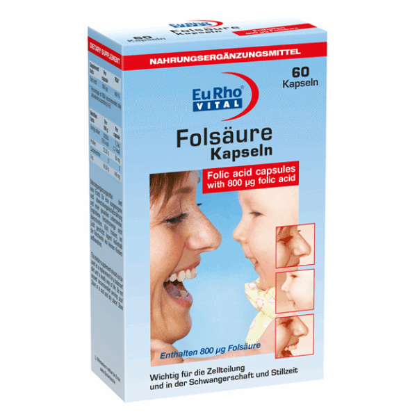 فولیک اسید 800 میکرو گرم 60 عددی