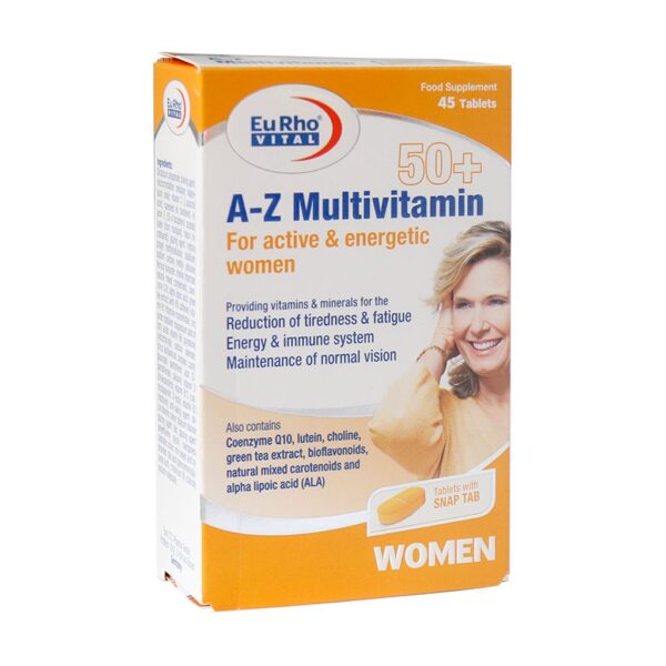 A Z مولتی ویتامین بالای 50 سال بانوان | A Z Multivitamin +50 For Women