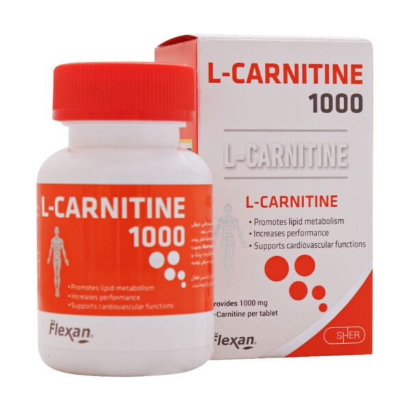 ال کارنیتین فیشر فلکسان 1000 میلی گرم | Fisher Flexan L Carnitine 1000 mg